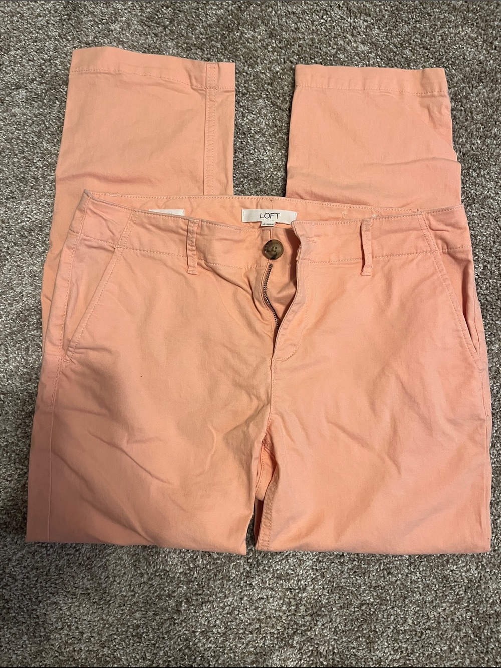 LOFT Peach Straight-Leg Women's Jeans